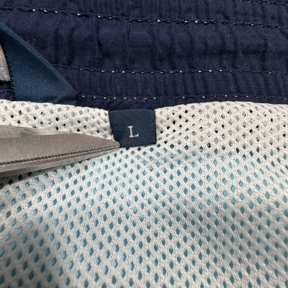 Polo Ralph Lauren Mens Swim Trunks Light Blue Large Mesh‎ Lined Pony Logo
